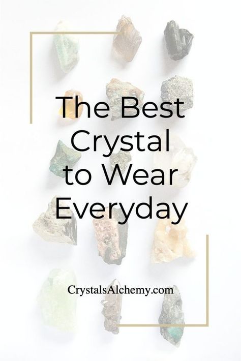 Crystals To Wear Daily, Best Crystals To Wear Daily, How To Wear Crystal Bracelets, Crystals To Carry Daily, Best Crystals To Wear, Crystals To Wear, Witchy Ideas, Crystal Grimoire, Crystals Healing Grids