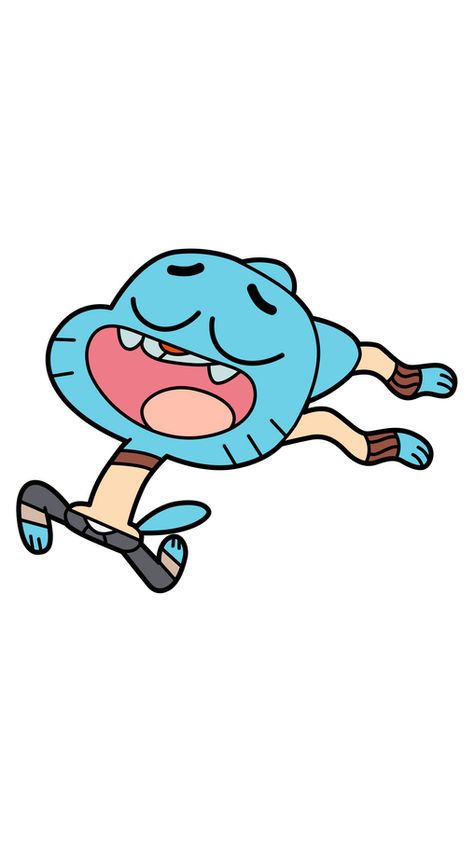 Gumball Watterson just got some amazing news, so he quickly runs to his friends to tell them everything. The Amazing World of Gumball sticker with Running Gumball Watterson!. Amazing World Of Gumball Tattoo Ideas, Gumball Cartoon, The World Of Gumball, Amazing World Of Gumball Painting, The Amazing World Of Gumball Stickers, Amazing World Of Gumball Art, Gumball Painting, Gumball And Darwin Tattoo, Cartoon Running