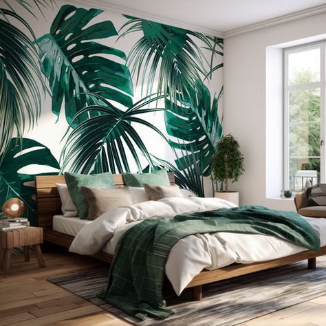 Boho jungle bedroom