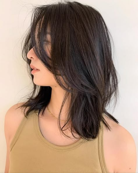 Shot Hair Styles, Haircuts For Medium Hair, Haircuts Straight Hair, Short Hair Haircuts, Asian Hair, Cut My Hair, Hair Inspo Color, Medium Hair Cuts, Curtain Bangs