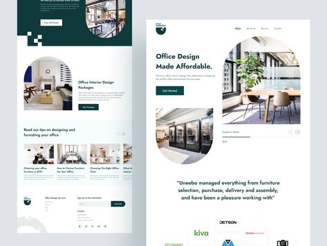 Interior Landing Page by Tanbir Ahmed for Halal Lab on Dribbble Webpage Design Layout, Instagram Planner, Email Template Design, Interior Design Website, Ui Design Website, Website Design Layout, Newsletter Design, Ui Design Inspiration, Web Inspiration