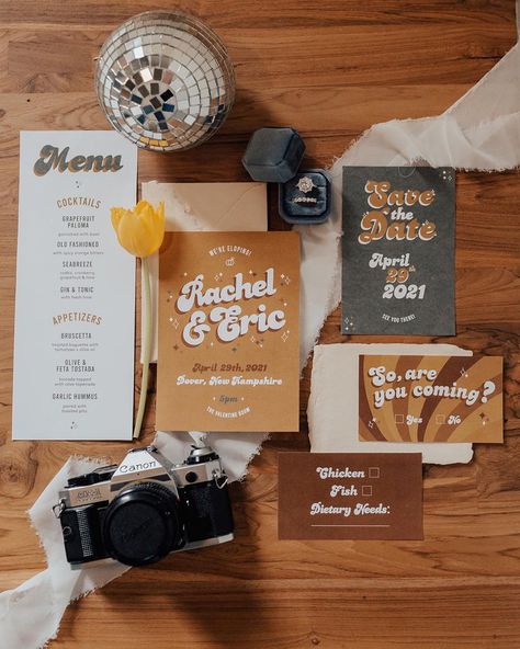 DANIELLE | NH Photographer on Instagram: “The vibes for this flat lay were everything 🪩🖤 I now own like 8+ disco balls 🕺” 70s California, Disco Ball Wedding, Retro Wedding Inspiration, Wedding Flat Lay, Disco Vibes, Digital Ideas, Shots Ideas, Disco Theme, Wedding Projects