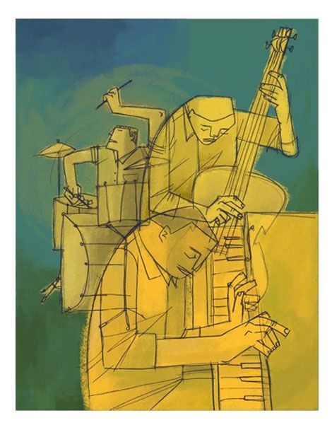 Arte Jazz, Jazz Poster, Jazz Art, Music Illustration, Musical Art, 인물 드로잉, Jazz Musicians, Arte Inspo, Wow Art