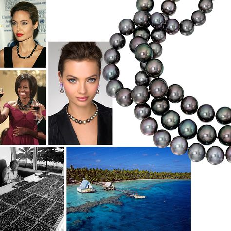 A Brief History of Tahitian Pearls | Obsessed by Pearls Tahitian Pearls Jewelry, Pearl Trend, Bubble Earrings, Pearl Farm, Tahitian Pearl Necklace, Buy Pearls, Black Pearls, Tahitian Black Pearls, Spinel Ring