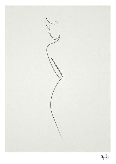 Silhouette Female Back Silhouette, Body Outlines To Draw, Line Body Art Drawings, Female Silhouette Line Art, Woman Silhouette Line Art, Female One Line Drawing, Female Silohettes, Outline Of A Woman Silhouette, Female Line Tattoo