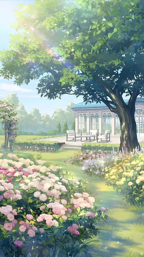 Backgrounds Flowers, Background Zepeto, Background Anime, Episode Interactive Backgrounds, Zepeto Background, Interior Architecture Drawing, Scenery Background, Real Anime, Anime Backgrounds