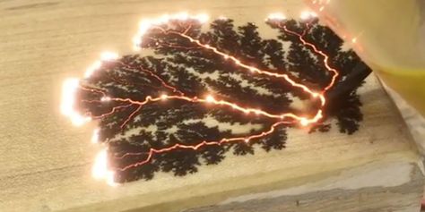 Canadian Woodmaker Uses Electricity to Burn Beautiful Patterns Into Wood Electricity Design, Burning Wood With Electricity, Woodworking Outdoor Furniture, Wood Etching, Burn Wood, Wood Projects For Kids, Wood Backsplash, Wood Crafting Tools, Wood Pergola