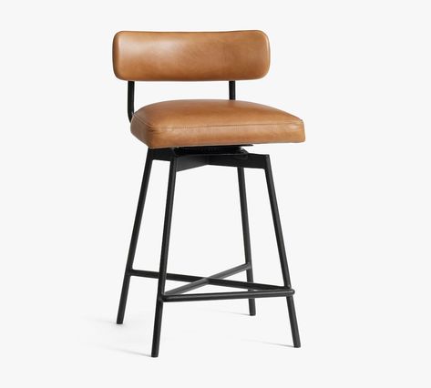 Leather Swivel Bar Stools, Outdoor Cushion Covers, Leather Stool, Swivel Bar Stool, Counter Height Bar, Swivel Stool, Small Space Solutions, Outdoor Furniture Collections, Counter Height Bar Stools