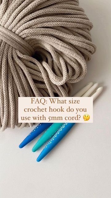 Iga | Modern crochet patterns and tips | Handmade home decor on Instagram: "I get this question so so so often that I feel it is my duty to talk about it! 😁 

I use different sizes of crochet hooks depending on the size and final look of the  item I want to achieve. 😉 

Smaller crochet hook - tighter stitches, stiffer item and smaller dimensions, but also crocheting is more difficult and requires more strength. 

Larger hook - easier crocheting, less stiff item, looser stitches and larger dimensions of the finished item. 😊 

______________
Crochet patterns for the items shown in the video are available on my Etsy. (Link in my profile 😊) 

Follow -> @igacrochet for crochet inspirations, beginner friendly crochet patterns and tips💫 

#crochet #crocheting #crochetlover #crochetbeginner # Beginner Friendly Crochet, Modern Crochet Patterns, Modern Crochet, Crochet Lovers, Crochet Hook Sizes, Crochet Hook, Crochet For Beginners, Handmade Home Decor, Handmade Home