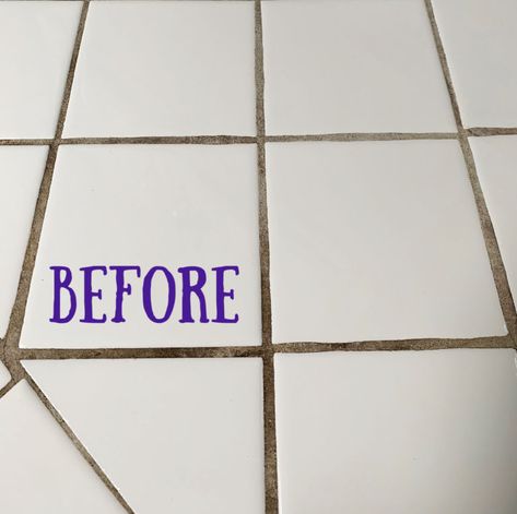 What if I told you the best homemade grout cleaner isn’t baking soda, hydrogen peroxide and dish soap? I know, shocking right? That’s the recipe almost all the bloggers on the internet seem to recommend. I tested out as many homemade grout cleaner recipes I could find and used ingredients from my pantry to create the ultimate tile and grout cleaner.    We’ve all got dirty grout somewhere in our homes. Whether it’s in the kitchen, bathroom or some other random room in the house, grout… Grout Cleaner Diy, Grout Cleaning Diy, Grout Cleaner Recipe, Best Grout Cleaner, Homemade Grout Cleaner, Baking Soda Hydrogen Peroxide, Diy Grout, Bathroom Grout, Sealing Grout