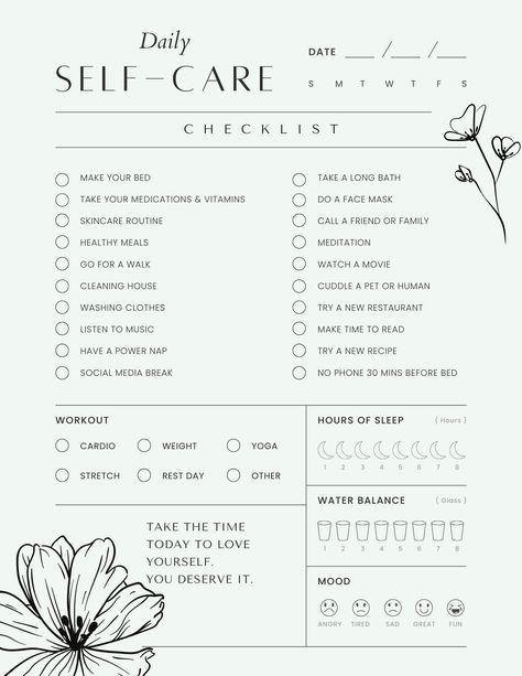 Pin on Products you tagged Mental Journal, Filofax Journal, Before Bed Workout, Printable Habit Tracker, Self Care Worksheets, Room Checklist, Ipad Essentials, Wellness Planner, Development Books