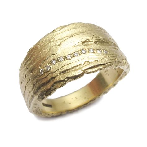 Diana Porter Jewellery contemporary etched yellow gold diamond eternity ring Engagement Jewellery, Textured Gold Ring, Rings In Gold, Engagement And Wedding Rings, Eternity Ring Gold, Platinum Rose Gold, White Gold Set, Contemporary Wedding, Jewellery Designer