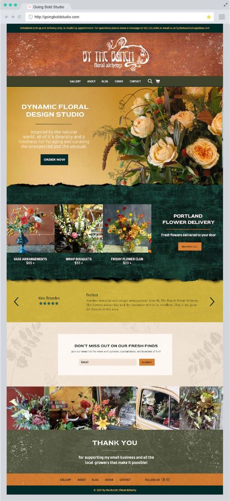 Floral website | Floral design website | florist website | florist web design Florist Website Design, Flower Shop Website, Flower Website, Floral Website, Florist Website, Florist Brand, Website Trends, Website Gallery, Media Studio