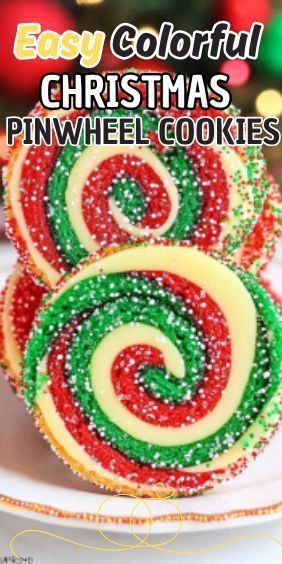 If you’re looking for a festive and fun treat to brighten up your holiday gatherings, these Easy Colorful Christmas Pinwheel Cookies are just what you need! These delightful cookies feature… Spiral Sugar Cookies, Pinwheel Cookies Christmas, Christmas Pinwheel Cookies, Christmas Baking Recipes Easy, Pinwheel Sugar Cookies, Pinwheel Cookies Recipe, Christmas Baking Easy, Xmas Desserts, Pinwheel Cookies