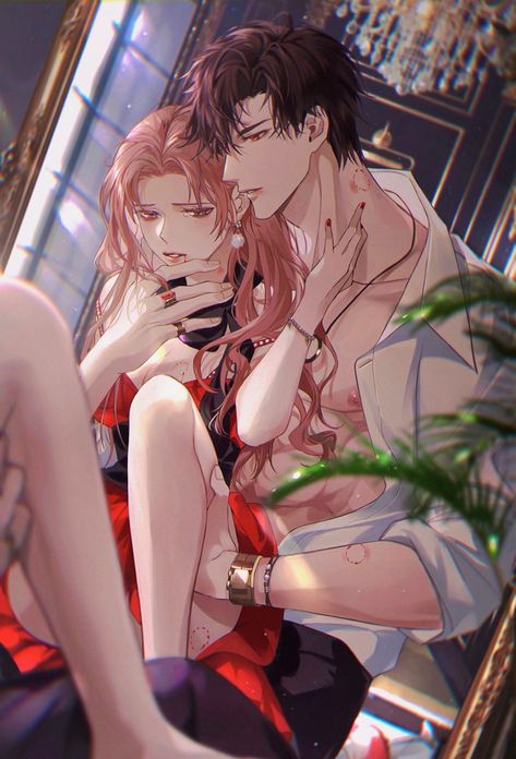 Hot Anime Couples, Fantasy Romance Art, Makeup Christmas, Tattoo Makeup, Futurisme Retro, Quotes Wedding, Christmas Chicken, Anime Love Story, Yandere Manga