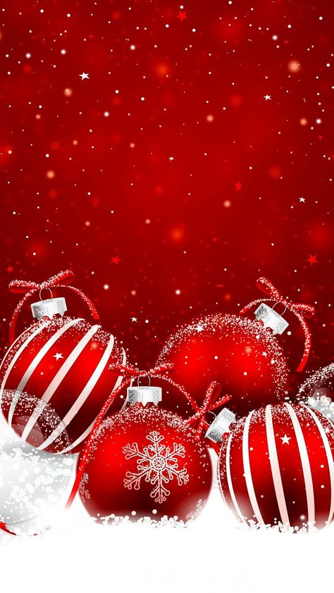 Christmas Balls Wallpaper, Balls Wallpaper, Christmas Card Background, Merry Christmas Gif, Merry Christmas Wallpaper, Merry Christmas Pictures, Red And White Christmas, Christmas Wallpaper Backgrounds, Cute Christmas Wallpaper