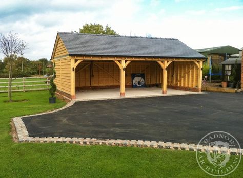 Modern Carport, Diy Carport, Timber Garage, Garage Tile, Carport Sheds, Carport Plans, Garage Floor Paint, Oak Framed Buildings, Carport Garage