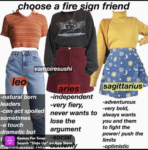 Fire Sign Outfits, Leo Zodiac Outfits, Zodiac Outfits, Cold Outfit, Leo Zodiac Sign, Leo And Sagittarius, Outfits Modest, Fire Element, Fire Signs