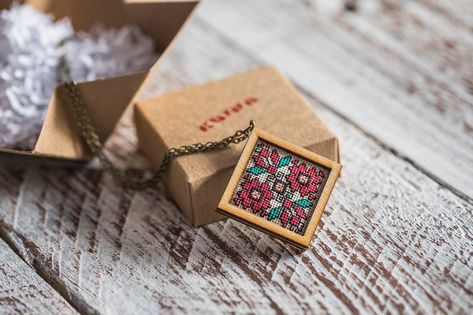 Excited to share the latest addition to my #etsy shop: Cross Stitch Necklace, Hand embroidered jewellery | Traditional necklace | https://etsy.me/3BtHRTH #pink #floral #green #women #wood #lobsterclaw #necklace Wood Laser Engraving Machine, Embroidered Jewellery, Bulgarian Embroidery, Stitch Necklace, Cross Stitch Necklace, Bulgarian Clothing, Jewellery Traditional, Hand Embroidered Jewelry, Traditional Necklace