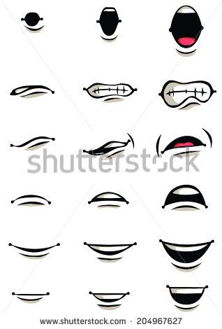 Cartoon Mouth Stock Images, Royalty-Free Images & Vectors ... Mouth Shapes, Mouth Animation, Cartoon Mouth, Cartoon Mouths, Anime Mouths, Cartoon Expression, Cartoon Eyes Drawing, Drawing Cartoon Faces, Mouth Drawing