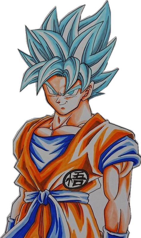 Goku Drawing With Color, Goku Sketch Pencil, Goku Drawing Color, Goku Sketch, Goku Drawing, Sketch Pencil, Goku Super, Color Pencil, Drawing Sketches