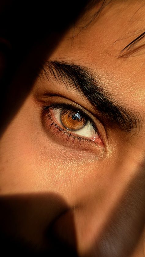 Honey Eyes, Honey Skin, Eye Close Up, Amber Eyes, Golden Eyes, Tan Guys, Male Eyes, Dark Brown Eyes, Aesthetic Eyes