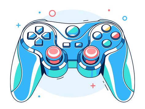 Gamepad #dribbble #behance #illustration #digitalart Video Game Controller Drawing, Game Controller Drawing, Controller Drawing, Playstation Tattoo, Game Controller Art, Mobile Cartoon, Retro Games Wallpaper, Video Game Controllers, Friends Pictures