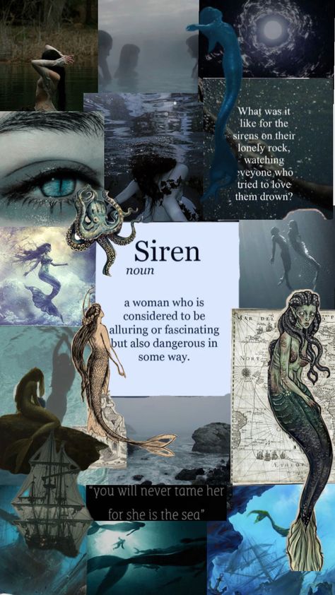 #siren #sirencore #sirenaesthetic #fyp #viral#sirenenergy Mermaid Wallpapers, Abstract Embroidery, Book Wallpaper, Fantasy Aesthetic, Background Vintage, Sea Breeze, Sirens, Mood Boards, Photography Inspiration