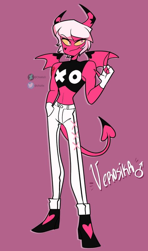 Cartoon N, Canine Art, 다크 판타지, Incubus, Demon Art, Vivziepop Hazbin Hotel, Cartoon Character Design, Hotel Art, Helluva Boss