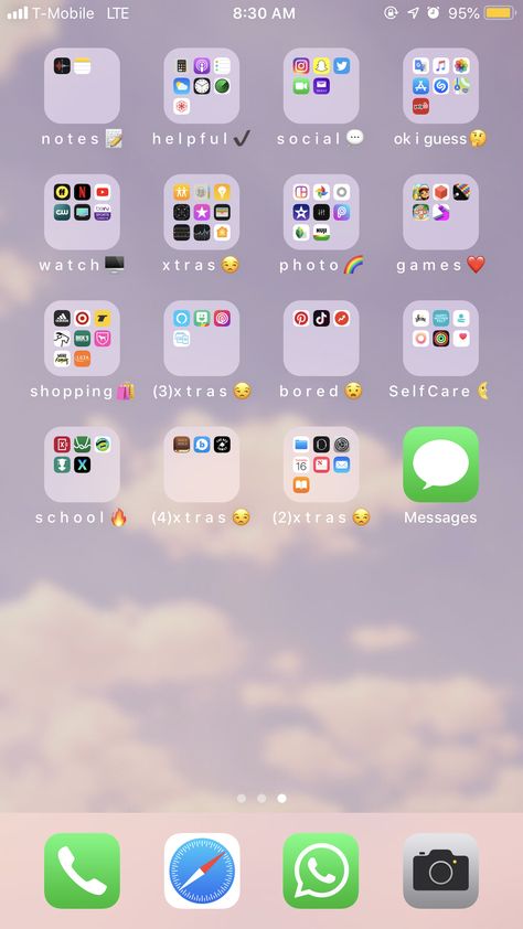 Apps For Iphone Organizing, Organized Aesthetic Wallpaper, Cute Iphone Organization, Organizing Phone Apps, Organizing My Phone, How To Organize Your Phone, Organizing Phone Apps Aesthetic, How To Make Your Phone Aesthetic, Health Captions