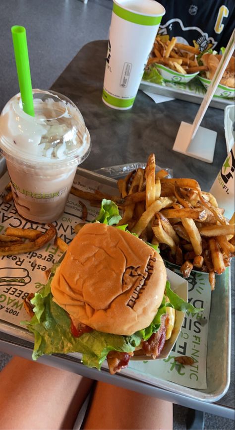 #aesthetic #recipe #food #burger #milkshake #fries #yummy Food Burger Aesthetic, Burger Aesthetic, Fries Burger, Food Burger, Ice Cream, Cream, Quick Saves