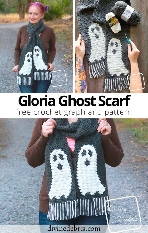 Crochet Pattern Instructions, Halloween Crochet Patterns, Crochet Fall, Holiday Crochet, Scarf Crochet, Scarf Crochet Pattern, Halloween Crochet, Diy Crochet Projects, Halloween Patterns