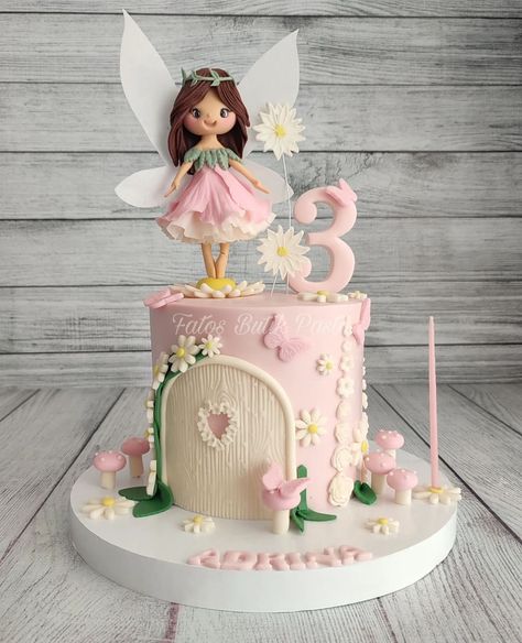 Fairy Cakes For Girls Birthday, Fairy Theme Birthday Cake, Fairy Cake Ideas, Fairy Princess Cake, Fairy House Cake, Rapunzel Birthday Cake, Fairy Garden Cake, Fairy Birthday Cake, Barbie Birthday Cake