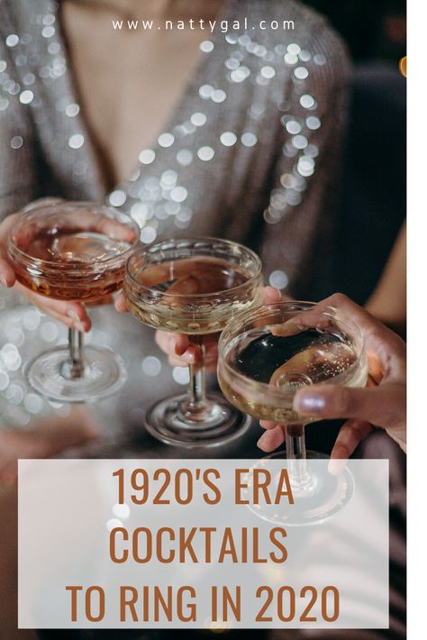 Greeting this new year Gatsby-style?  Add these 20's-era tipples to your cocktail line-up as you usher in the next decade at your favorite whoopee spot! '20's-era tipples | Gatsby party | 1920's cocktails | Jazz Age | Prohibition | New Year's Party Ideas Gatsby Party Cocktails, Great Gatsby Party Cocktails, 20s Cocktail Party, Gatsby Drinks Cocktails, New Year Cocktail Party, Great Gatsby Drinks Cocktails, Great Gatsby Cocktail Party, 1920s Cocktails Recipes, Great Gatsby Cocktails