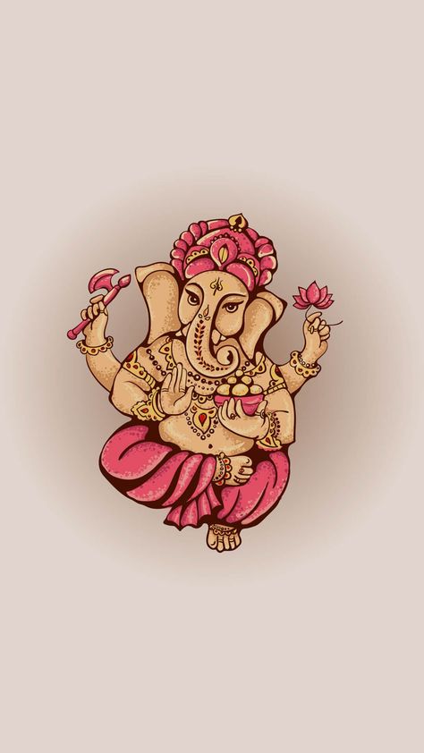 Lord Ganesha Illustration, Hindu Gods Hd Wallpaper Aesthetic, Lord Ganesha Hd Wallpaper Cute, Lord Ganesh Illustration, Ganpati Aesthetic Wallpaper, Aesthetic Ganesha Wallpaper, Ganpati Bappa Wallpapers Aesthetic, Ganesh Wallpaper Aesthetic, Lord Ganesha Aesthetic