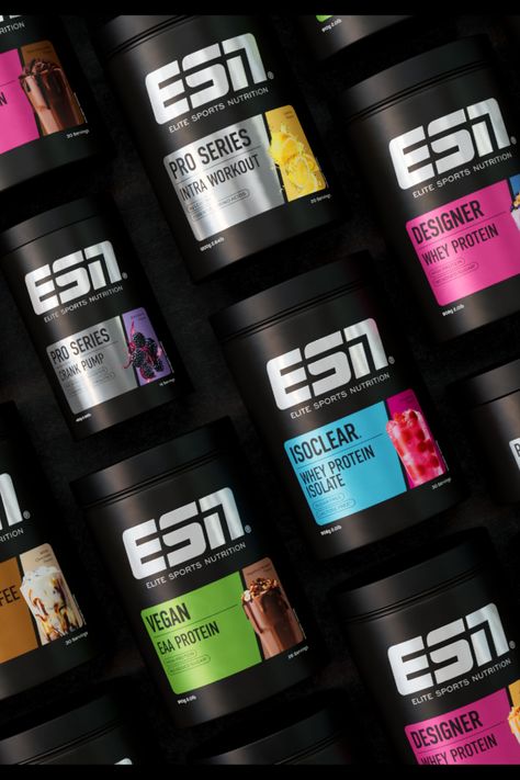 Protein Shop Design, Sport Nutrition Design, Nutrition Supplements Packaging, Protein Powder Branding, Whey Packaging Design, Nutrition Packaging Design, Sport Packaging Design, Whey Protein Packaging Design, Protein Powder Packaging Design