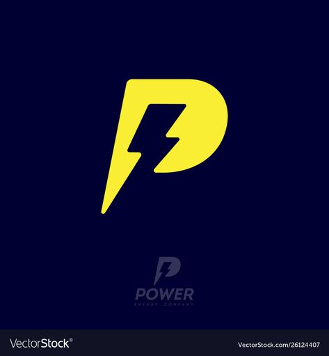 Pitstop Logo, Power Logo Design, Max Logo, P Monogram, Powerful Logo, Fast Logo, Logo P, Letter S Logo, Lightning Logo