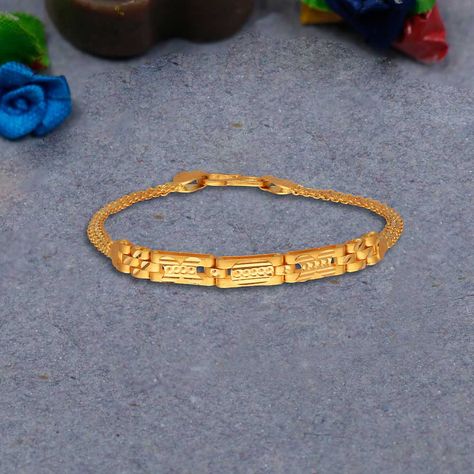 Buy a sturdy and smooth gold bracelet for baby boy. Seize one of our fresh and kids friendly designs. Boy Baby Bracelet Gold, Gold Bracelet For Kids Boys, Kids Bracelets Gold Boys, Murugulu For Baby Boys, Baby Boy Bracelet Gold Kids, Bracelets For Baby Boy, Baby Boy Bracelet Gold, Baby Boy Jewelry Gold Indian, Boys Gold Bracelet Design