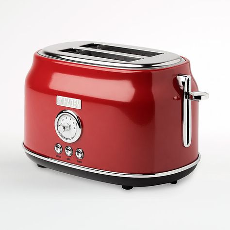 Viewing product image Haden Red Dorset 2-Slice Toaster - image 1 of 4 Red House Decor, White And Red Kitchen, Crib Christmas, Colorful Appliances, Red Toaster, Cooking Pots And Pans, Retro Toaster, Bread Toaster, Stainless Steel Toaster