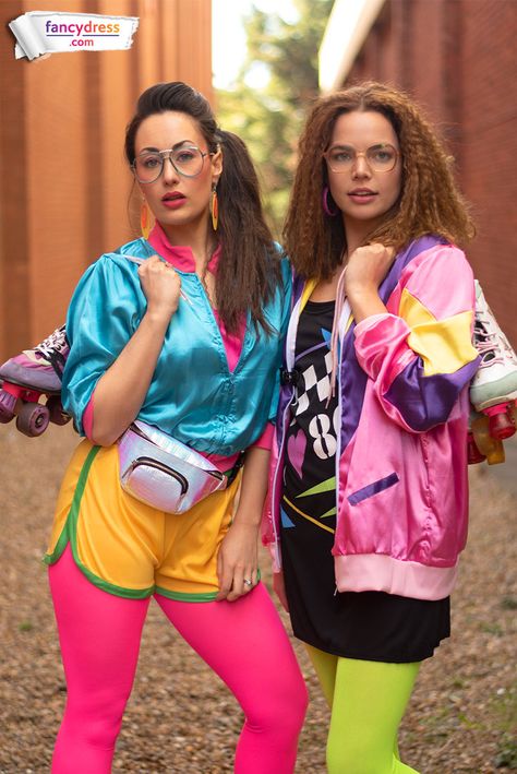 80s Costume Ideas For Women, 80s Neon Outfit, Eighties Costume, 80s Theme Party Outfits, Eighties Party, 80s Costumes, 80s Halloween Costumes, 80s Fashion Party, 1980s Outfits