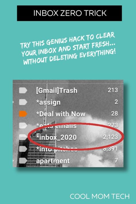 This Inbox Zero trick may be our most popular tech hack ever. Get ready for a fresh EMPTY inbox -- without deleting all your emails. Search Operators, Email Management, Computer Hacks, Tech Hacks, High Tech Gadgets, Inbox Zero, Cool Mom, Hacking Computer, At Home Exercises