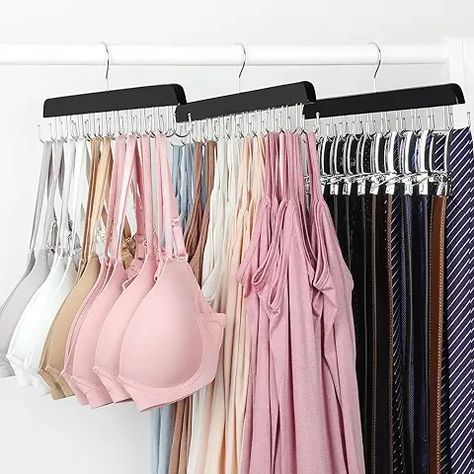 Amazon.com: Scarf Hanger Hanging Tank Tops, Lingerie Organization, Tank Top Hanger, Bra Hanger, Tank Top Bra, Bra Organization, Bra Storage, Scarf Hanger, Space Saving Hangers