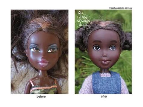 Bratz Repaint, Bratz Clothes, Tree Change Dolls, Sonia Singh, Doll Makeover, Paint With Water, Vinyl Dolls, Doll Repaint, Bratz Doll