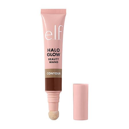 Give your complexion stunning definition and a luminous glow with e.l.f. Cosmetics' Halo Glow Contour Beauty Wand. With an easy-to-use cushion tip, this sculpting tool lets you contour like a pro! The lightweight liquid formula is infused with hydrating squalane and effortlessly blends into skin to add a natural-looking definition and a glint of radiance. Apply and blend into the hollows of your cheeks, jawline, temples, hairline, and sides of your nose for a more defined face and a precise appl Makeup Products Contour, Wand Beige, Halo Glow Contour, Elf Contour, Defined Face, Contour Wand, Elf Blush, Dream Vanity, Halo Glow