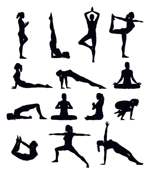 yoga1 Yoga Kunst, Arte Yoga, Quiet Mind, Yoga Poster, Easy Yoga Poses, Yoga Positions, Bikram Yoga, Basic Yoga, Free Yoga