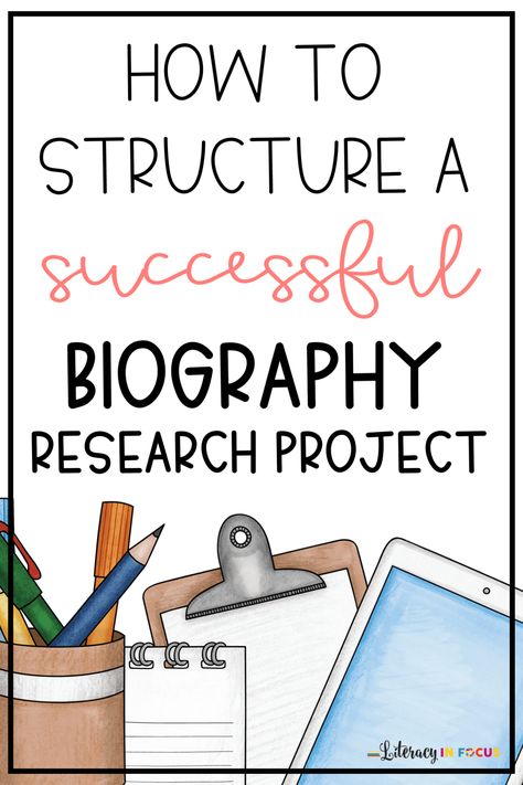 Plan a successful biography research and writing project with these seven components! via @literacyinfocus Upper Elementary Resources, Biography Lesson, Observational Learning, Social Learning Theory, Biography Projects, Biography Project, Writing A Biography, Elementary Writing, Mentor Texts