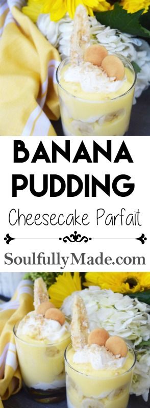 Banana Pudding Cheesecake Parfait - A Sweet Combination! Creamy Banana pudding with the slight tang of Cheesecake in a deliciously creamy parfait! #makeitwithMILK #FWCon Banana Pudding Dessert Recipes, Cheese Cake Brownies, Banana Pudding Dessert, Cheesecake Parfait, Pudding Desserts Recipes, Banana Pudding Desserts, Cake Brownies, Pudding Cheesecake, Cheesecake Parfaits