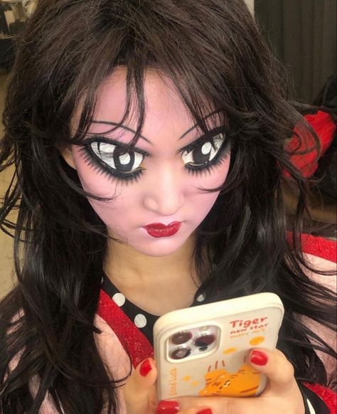 #animeeye #animeeyemakeup #anime eye #anime eye makeup Anime Eye Makeup, Manga Eyes, Anime Makeup, Eyes Open, Her Eyes, Anime Eyes, Manga Girl, Halloween Face, Face Makeup