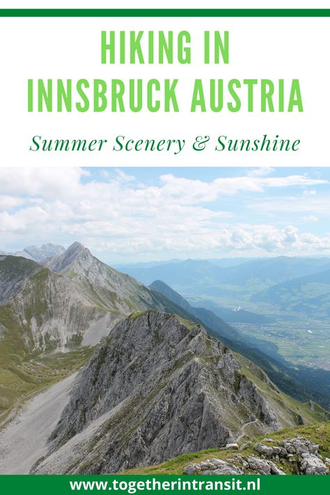 Hiking In Innsbruck is a must-see and top experience for all who love hiking. With beautiful summer weather, the top of the Innsbruck mountains are a highlight to all visiting this pretty location in Austria. Hiking Adventure | Hiking In Innsbruck | Weekend In Innsbruck | Austria Mountains | Innsbruck Austria Summer | Summer in Austria | Hiking In the Mountains Innsbruck Austria Hiking, Summer In Austria, Austria Hiking, Austria Mountains, Austria Travel Guide, Summer Scenery, Travel Austria, Europe Travel Essentials, Innsbruck Austria