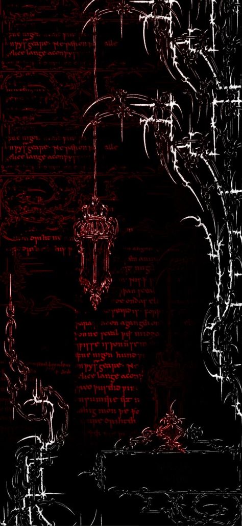 Gothic Vintage Aesthetic Wallpaper, Detailed Wallpaper Phone, Trad Goth Wallpaper Iphone, Red Emo Wallpaper Aesthetic, Vampire Gothic Wallpaper, Red Alt Wallpapers, Gothic Pictures Aesthetic, Red Themed Wallpaper Aesthetic, Vampire Goth Wallpaper Iphone